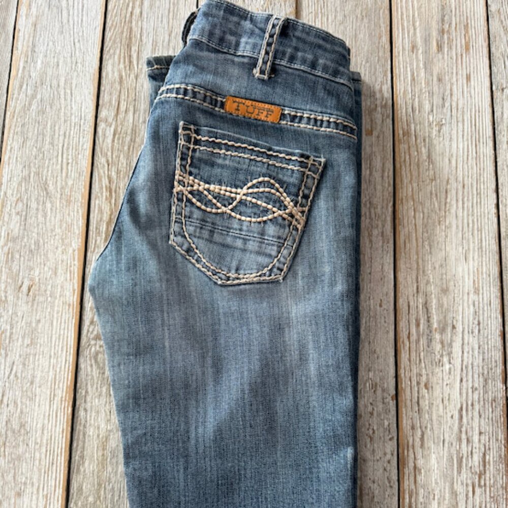 COWGIRL TUFF CO. MID-RISE BOOTCUT JEANS